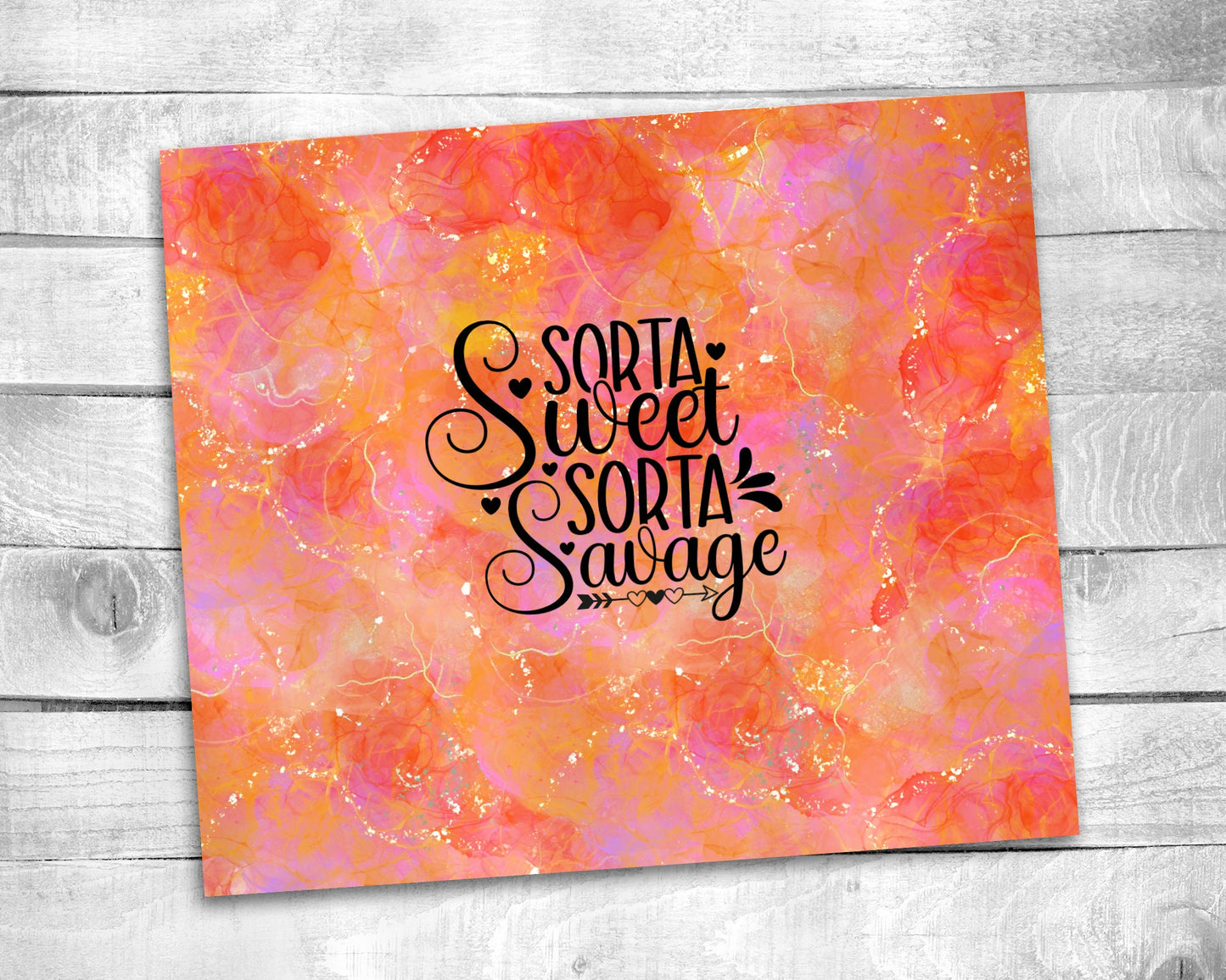 Abstract Orange - 20oz Tumbler