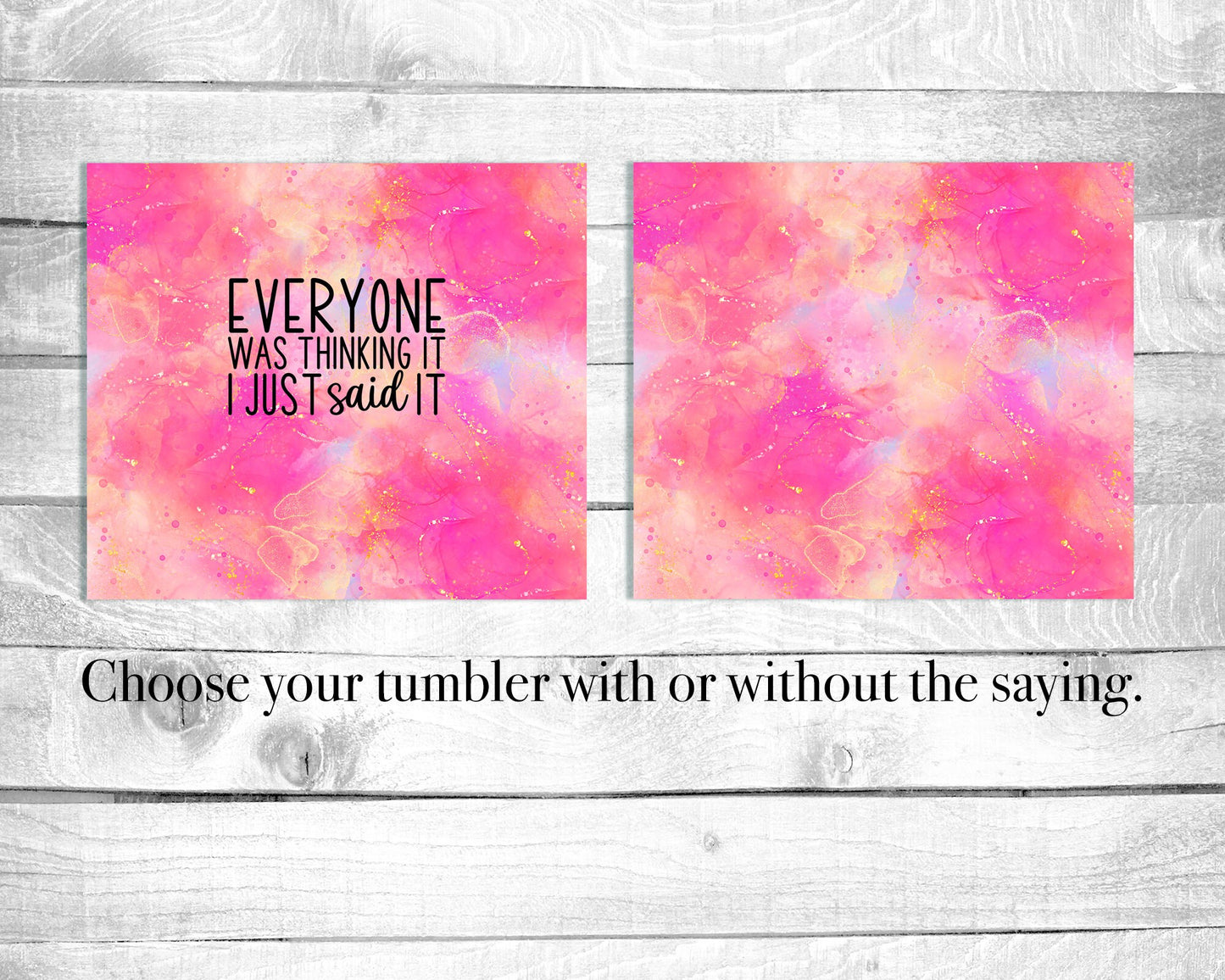 Abstract Hot Pink Tumbler - 20oz Tumbler