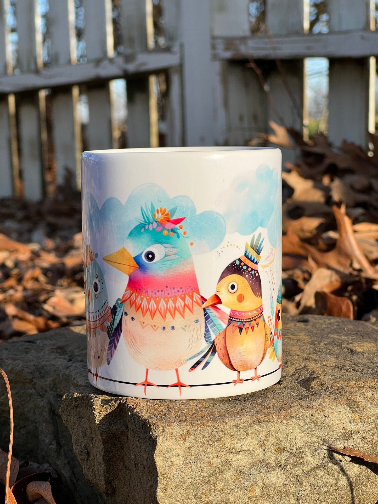 Funnny Birds 11oz Mug - Ceramic - Gift - Everyday Use