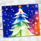 Christmas Tree Tumbler - 20oz Skinny Straight Tumbler - Stainless Steel - Travel Cup - Holiday Themed