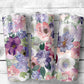 Flowers 7 Tumbler- 20oz Skinny Straight Tumbler - Stainless Steel - Travel Cup - Gift - Everyday Use