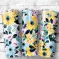 Flowers 13 Tumbler- 20oz Skinny Straight Tumbler - Stainless Steel - Travel Cup - Gift - Everyday Use