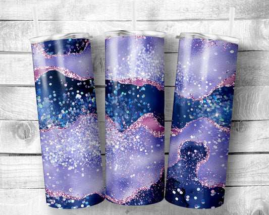 Geode 3 Tumbler- 20oz Skinny Straight Tumbler - Stainless Steel - Travel Cup - Gift - Everyday Use