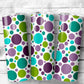 Polkadot Tumbler- 20oz Skinny Straight Tumbler - Stainless Steel - Travel Cup - Gift - Everyday Use