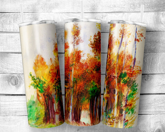 In The Woods Tumbler- 20oz Skinny Straight Tumbler - Stainless Steel - Travel Cup - Gift - Everyday Use