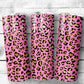 Leopard spots Tumbler- 20oz Skinny Straight Tumbler - Stainless Steel - Travel Cup - Gift - Everyday Use