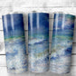 Seascape Tumbler- 20oz Skinny Straight Tumbler - Stainless Steel - Travel Cup - Gift - Everyday Use