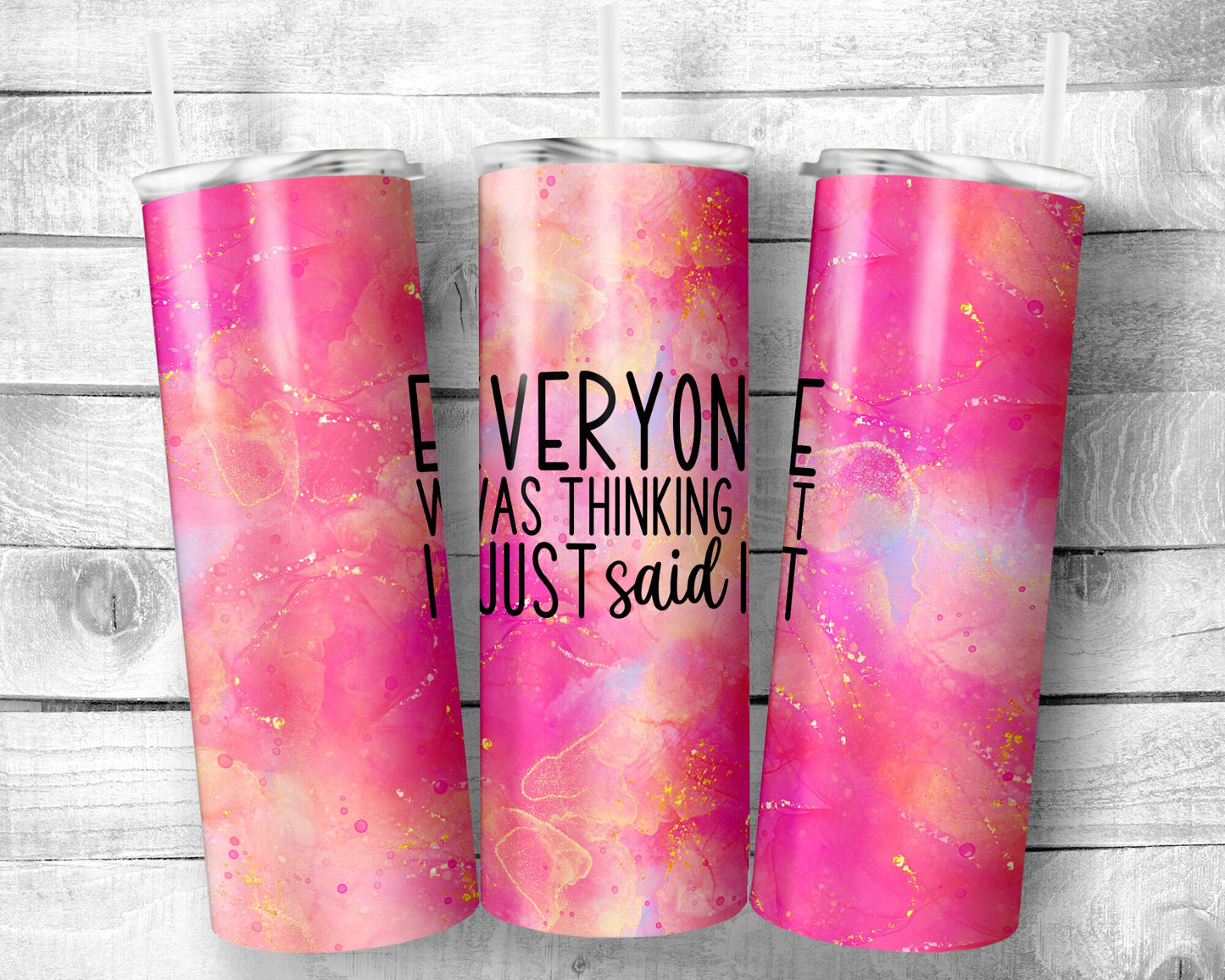 Abstract Hot Pink Tumbler - 20oz Tumbler