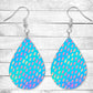 80's Retro Dots Pierced Earrings - Permanent Design - Silver or Gold Hardware