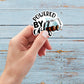 Powered By Coffee Vinyl Sticker | Weatherproof | Matte or Glossy