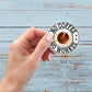 No Coffee No Workee Vinyl Sticker | Weatherproof | Matte or Glossy