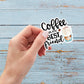 Coffee Is My Best Friend Vinyl Sticker | Weatherproof | Matte or Glossy