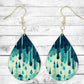 Rain Showers Pierced Earrings - Permanent Design - Silver or Gold Hardware