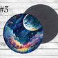 Mystical Moon Absorbent Drink Coasters - Individual or set of 4 - Non-Slip Base - Neoprene