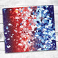 Kaleidoscope - 20oz Skinny Straight Tumbler - Stainless Steel - Travel Cup - Gift - Independence Day - Everyday Use