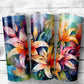 Lovely Lillies - 20oz Skinny Straight Tumbler - Stainless Steel - Travel Cup - Gift - Everyday Use