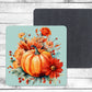 Holiday Pumpkins Absorbent Drink Coasters - Individual or set of 4 - Non-Slip Base - Neoprene