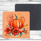 Holiday Pumpkins Absorbent Drink Coasters - Individual or set of 4 - Non-Slip Base - Neoprene