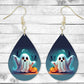 Spooky Ghosts - Permanent Design - Silver or Gold Hardware