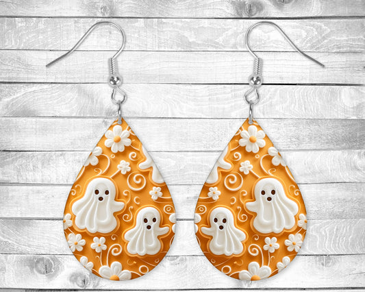 Cute Ghosts - Permanent Design - Silver or Gold Hardware