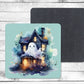Boo - Absorbent Drink Coasters - Individual or set of 4 - Non-Slip Base - Neoprene
