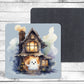 Boo - Absorbent Drink Coasters - Individual or set of 4 - Non-Slip Base - Neoprene