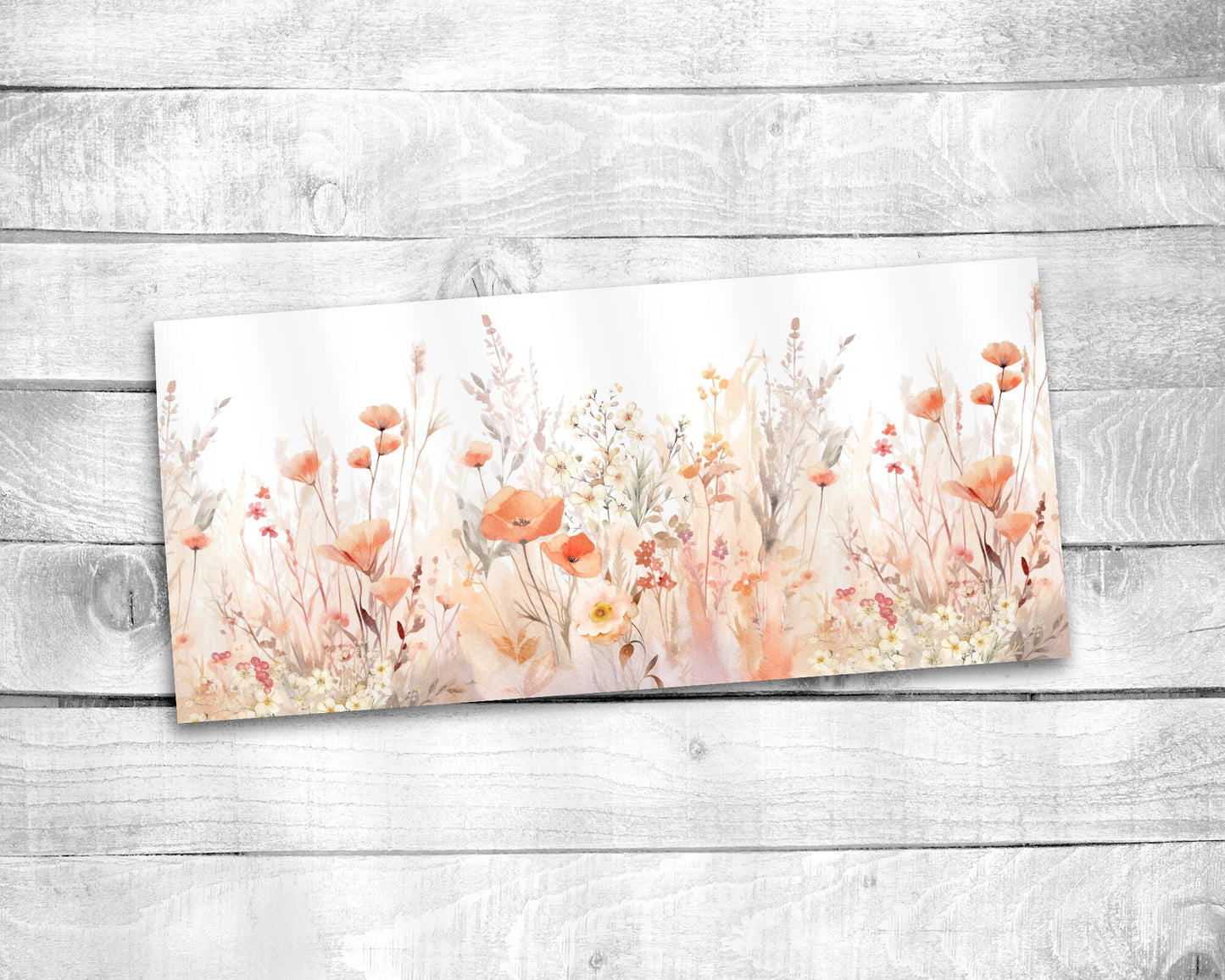 Autumn Wildflowers 11oz Mug - Ceramic - Gift - Everyday Use