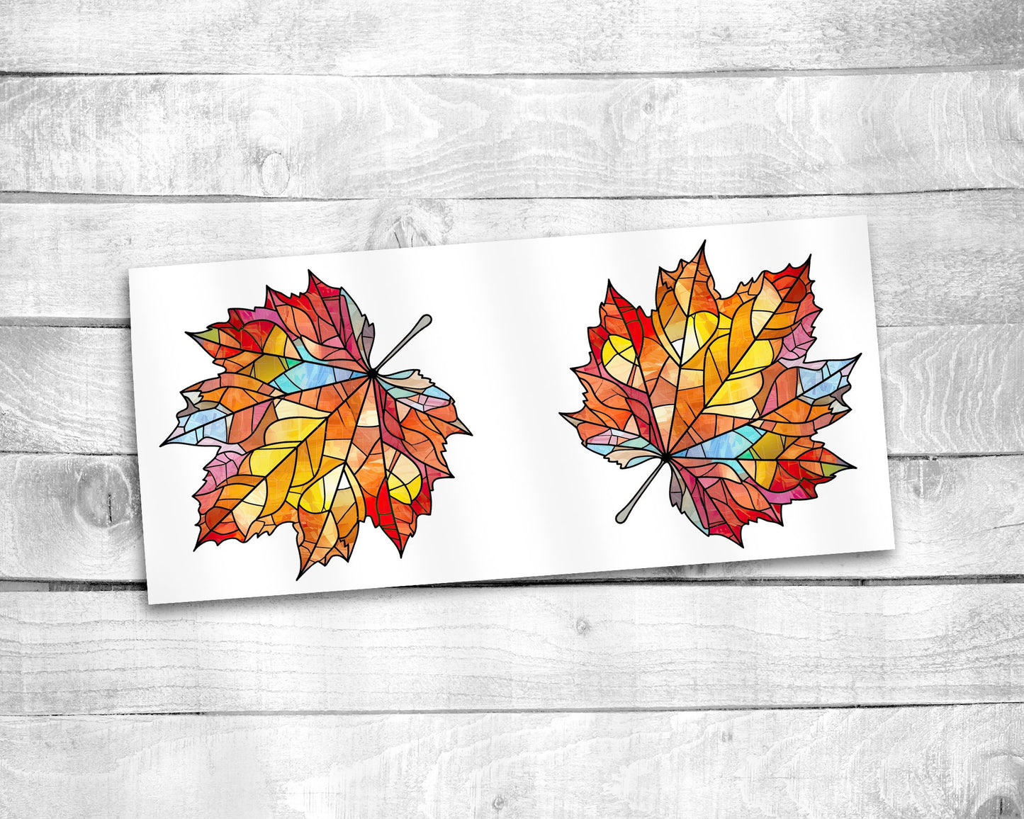 Colorful Leaves 11oz Mug - Ceramic - Gift - Everyday Use