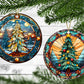 Beautiful Christmas Trees - Christmas Ornaments - Set of 4 - Holiday Gift