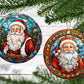 Santa Clause - Christmas Ornaments - Set of 4 - Holiday Gift