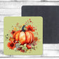 Holiday Pumpkins Absorbent Drink Coasters - Individual or set of 4 - Non-Slip Base - Neoprene