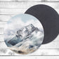 Rocky Mountains Absorbent Drink Coasters - Individual or set of 4 - Non-Slip Base - Neoprene