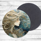 Magical Beauty Absorbent Drink Coasters - Individual or set of 4 - Non-Slip Base - Neoprene