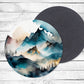 Blue Mountains 2 Absorbent Drink Coasters - Individual or set of 4 - Non-Slip Base - Neoprene
