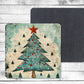 Whimsy Christmas - Absorbent Drink Coasters - Individual or set of 4 - Non-Slip Base - Neoprene