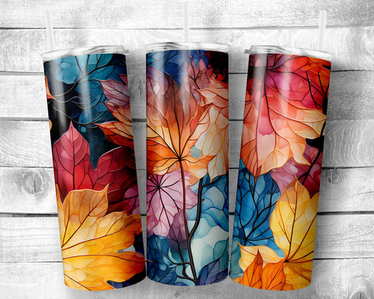 Looks Like Autumn - 20oz Skinny Straight Tumbler - Stainless Steel - Travel Cup - Gift - Everyday Use