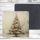 Vintage Christmas Absorbent Drink Coasters - Individual or set of 4 - Non-Slip Base - Neoprene