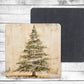 Vintage Christmas Absorbent Drink Coasters - Individual or set of 4 - Non-Slip Base - Neoprene