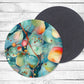 Eucalyptus Absorbent Drink Coasters - Individual or set of 4 - Non-Slip Base - Neoprene