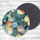 Eucalyptus Absorbent Drink Coasters - Individual or set of 4 - Non-Slip Base - Neoprene