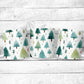Watercolor Pine Trees 11oz Mug - Ceramic - Gift - Everyday Use